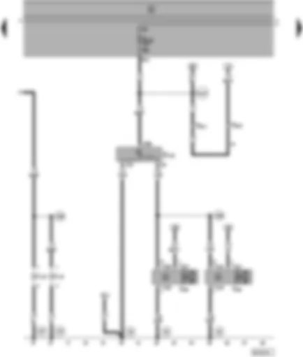 Wiring Diagram  SEAT ALHAMBRA 1998 - Fog light - headlight range control