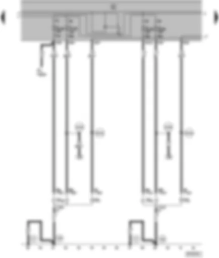 Wiring Diagram  SEAT ALHAMBRA 1999 - Headlights - side lights