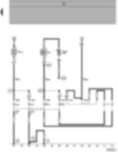 Wiring Diagram  SEAT ALHAMBRA 1999 - Rear fog lights - reversing light - number plate light