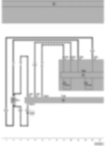 Wiring Diagram  SEAT ALHAMBRA 1999 - Ambient temperature warning 45C and5C