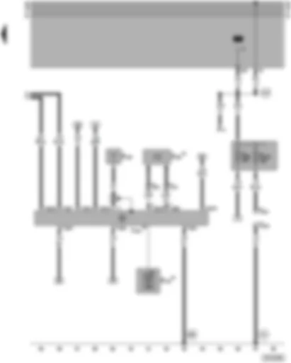 Wiring Diagram  SEAT ALHAMBRA 1997 - Controls electronics control unit - telephone - telephone microphone