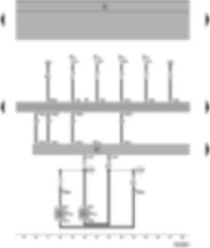 Wiring Diagram  SEAT ALHAMBRA 1999 - Radio - amplifier - loudspeaker front right