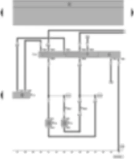 Wiring Diagram  SEAT ALHAMBRA 2000 - Amplifier - loudspeaker - front left - radio/telephone loudspeaker switch-over relay