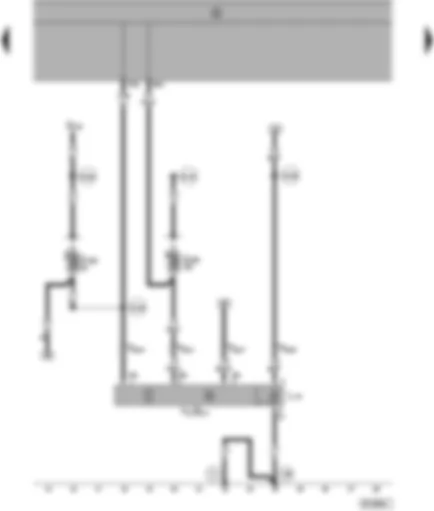 Wiring Diagram  SEAT ALHAMBRA 1999 - Digital clock - pre-selection clock