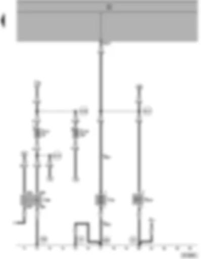 Wiring Diagram  SEAT ALHAMBRA 1998 - Fresh air blower Relay - 2nd speed - coolant circuit valve - recirculating pump