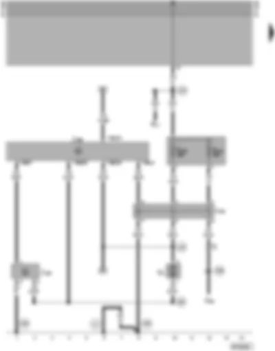Wiring Diagram  SEAT ALHAMBRA 1997 - Climatronic control unit - blower control unit - blower relay