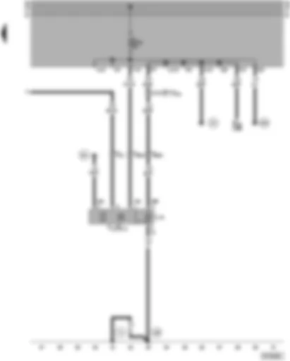 Wiring Diagram  SEAT ALHAMBRA 1997 - Pre-selection clock