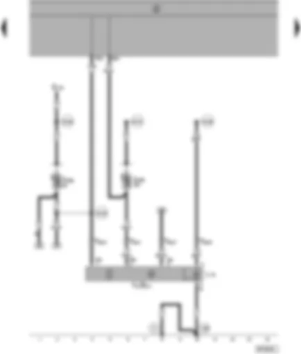 Wiring Diagram  SEAT ALHAMBRA 1999 - Digital clock - pre-selection clock