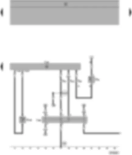 Wiring Diagram  SEAT ALHAMBRA 1999 - Heater control unit B4W/D4W - overheating sensor - ambient temperature switch - auxiliary heateroperation relay