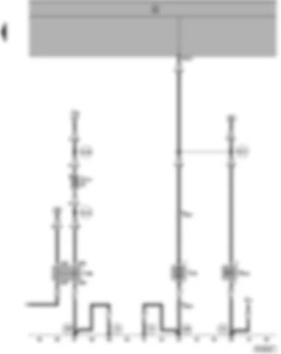 Wiring Diagram  SEAT ALHAMBRA 2000 - Fresh air blower Relay - 2nd speed - coolant circuit valve - recirculating pump