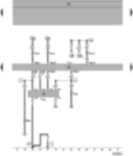 Wiring Diagram  SEAT ALHAMBRA 1999 - Automatic gearbox control unit - multi-function switch
