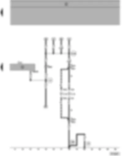 Wiring Diagram  SEAT ALHAMBRA 1999 - Automatic gearbox control unit - selector lever illumination