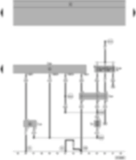 Wiring Diagram  SEAT ALHAMBRA 1999 - Climatronic control unit - blower control unit - blower relay - fresh air blower