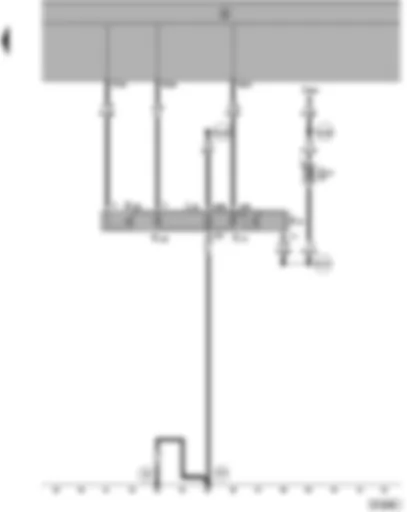 Wiring Diagram  SEAT ALHAMBRA 1999 - Switch for heated rear window and heated windscreen