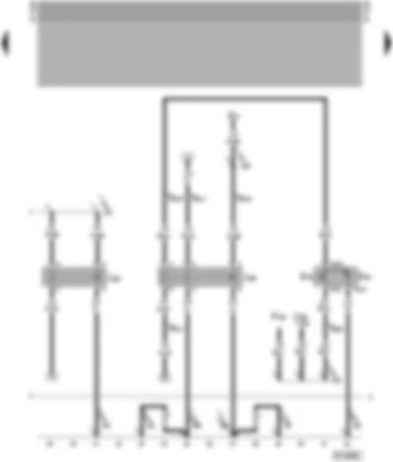 Wiring Diagram  SEAT ALHAMBRA 1997 - Fresh air blower isolation relay - fresh air blower and air recirculation relay - air conditioner switch