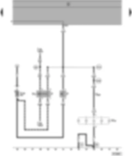 Wiring Diagram  SEAT ALHAMBRA 2000 - High level brake ligh - brake light switch - brake pedal switch