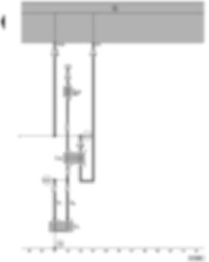 Wiring Diagram  SEAT ALHAMBRA 2000 - Heated windscreen