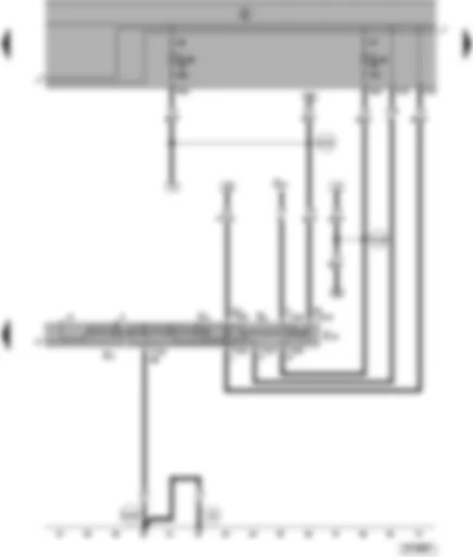Wiring Diagram  SEAT ALHAMBRA 1999 - Turn signal switch - parking light switch