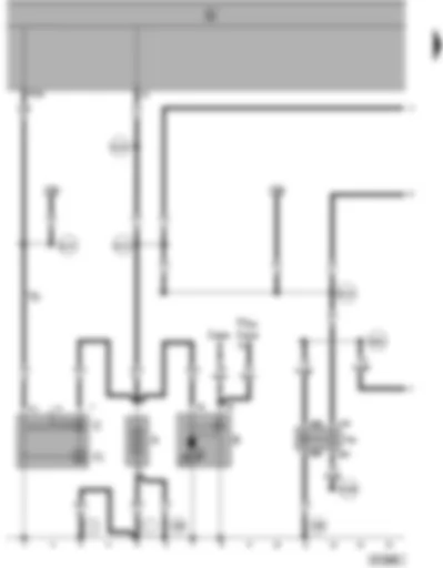 Wiring Diagram  SEAT ALHAMBRA 1999 - Battery - starter - alternator - X contact relief relay