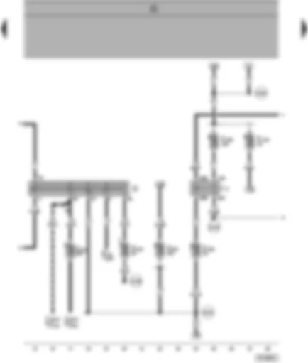 Wiring Diagram  SEAT ALHAMBRA 1998 - Ignition/starter switch - fuel pump relay