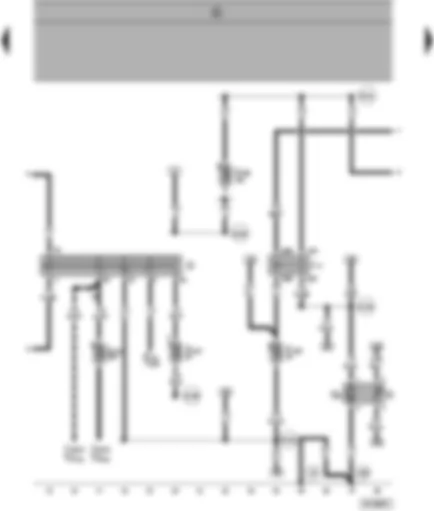 Wiring Diagram  SEAT ALHAMBRA 1998 - Ignition/starter switch - fuel pump relay - fuel gauge sender