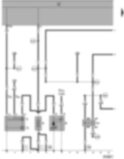 Wiring Diagram  SEAT ALHAMBRA 1998 - Battery - starter - alternator - X contact relief relay