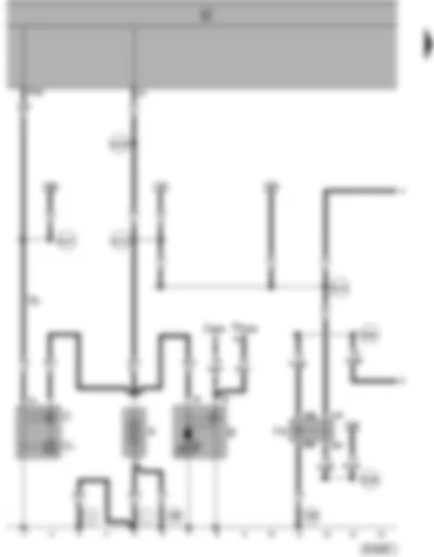 Wiring Diagram  SEAT ALHAMBRA 2000 - Battery - starter - alternator - X contact relief relay