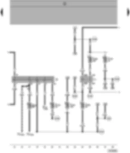 Wiring Diagram  SEAT ALHAMBRA 1999 - Ignition/starter switch - fuel pump relay