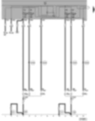 Wiring Diagram  SEAT ALHAMBRA 1998 - Headlights - side lights