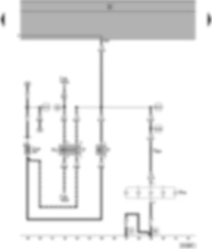 Wiring Diagram  SEAT ALHAMBRA 2000 - High level brake ligh - brake light switch - brake pedal switch