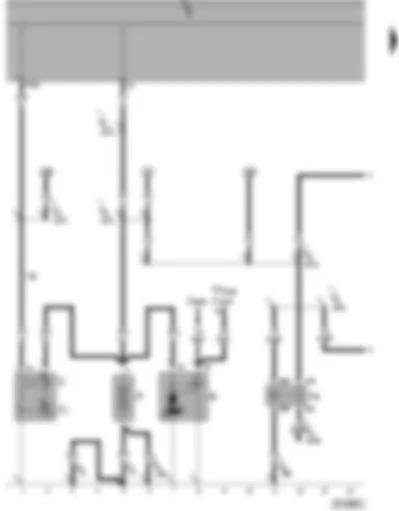 Wiring Diagram  SEAT ALHAMBRA 2000 - Battery - starter - alternator - X contact relief relay