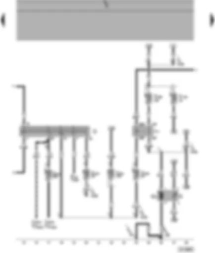 Wiring Diagram  SEAT ALHAMBRA 1998 - Ignition/starter switch - fuel pump relay - fuel gauge sender - fuel pump