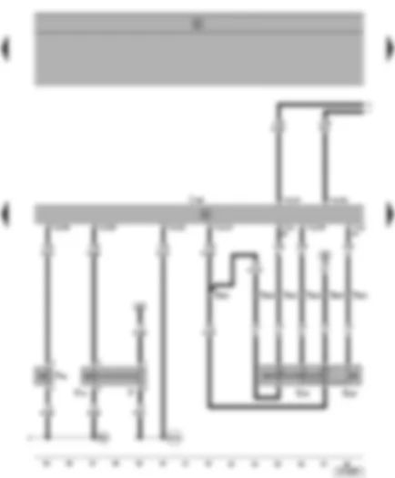 Wiring Diagram  SEAT ALHAMBRA 2000 - Diesel direct injection system control unit - pedal switsch - brake light switch - cruise control system switch