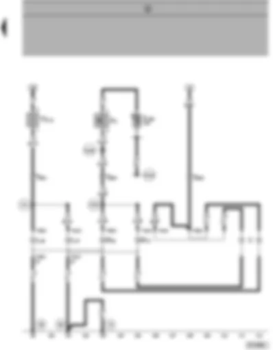 Wiring Diagram  SEAT ALHAMBRA 1999 - Rear fog lights - reversing light - number plate light
