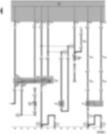 Wiring Diagram  SEAT ALHAMBRA 1998 - Rear wash/wipe system