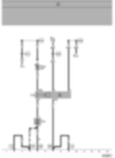 Wiring Diagram  SEAT ALHAMBRA 1999 - Headlight washer system