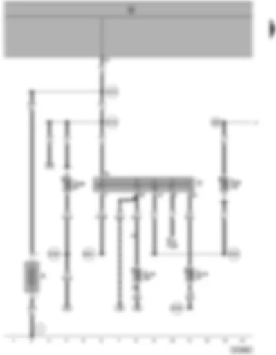Wiring Diagram  SEAT ALHAMBRA 2000 - Battery - ignition/starter switch