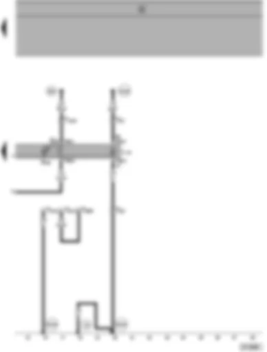 Wiring Diagram  SEAT ALHAMBRA 1999 - Air conditioner switch - fresh air controls light bulb