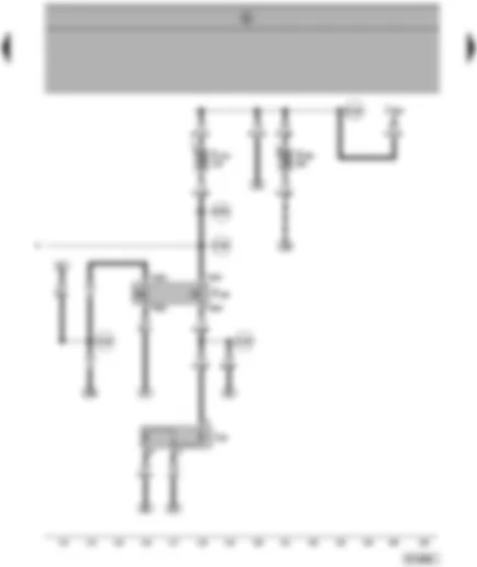Wiring Diagram  SEAT ALHAMBRA 1999 - Air conditioner pressure switch - diode