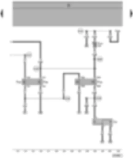 Wiring Diagram  SEAT ALHAMBRA 1999 - Air conditioner pressure switch - diode - thermo-switch