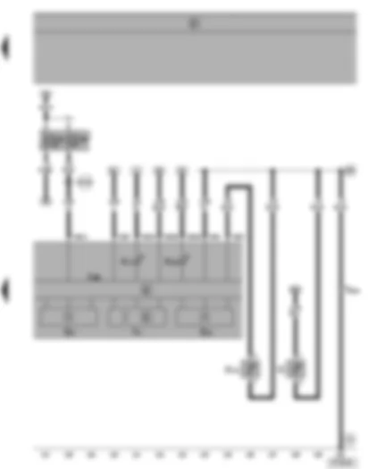 Wiring Diagram  SEAT ALHAMBRA 2000 - Dash panel insert - speedometer - rev. counter - odometer display - coolant shortage indicator sender - glow period warning lamp - fuel gauge sender