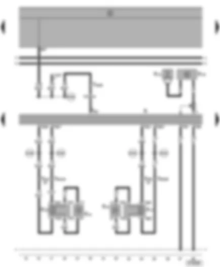 Wiring Diagram  SEAT ALHAMBRA 2000 - Radio - rear loudspeakers