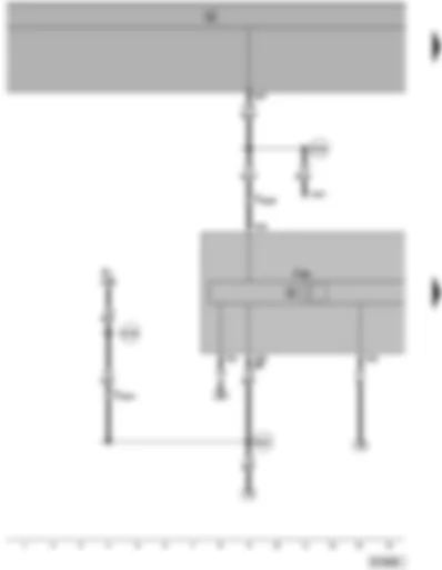 Wiring Diagram  SEAT ALHAMBRA 1998 - Control unit with display for radio and navigation