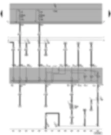 Wiring Diagram  SEAT ALHAMBRA 2001 - Light switch - rear fog light switch - fog light switch