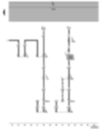 Wiring Diagram  SEAT ALHAMBRA 2001 - Voltage supply for mirror adjustment and folding