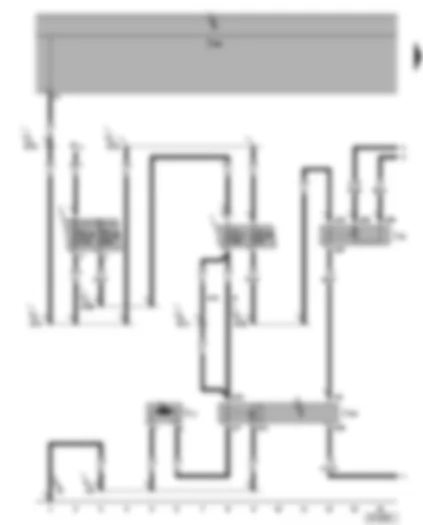Wiring Diagram  SEAT ALHAMBRA 2001 - Intermittent wiper switch - intermittent wiper control