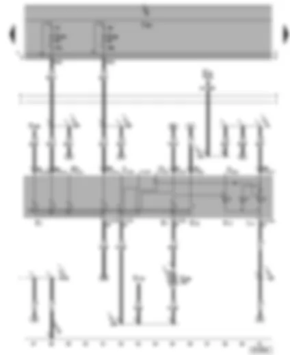 Wiring Diagram  SEAT ALHAMBRA 2001 - Lighting switch - rear fog light switch - fog light switch