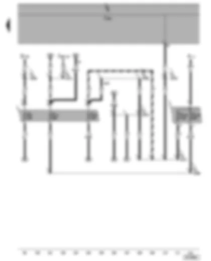 Wiring Diagram  SEAT ALHAMBRA 2001 - Voltage supply for trailer socket