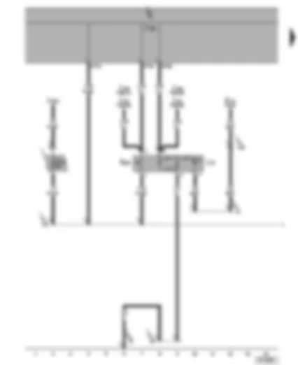 Wiring Diagram  SEAT ALHAMBRA 2003 - Heated windscreen switch