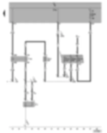 Wiring Diagram  SEAT ALHAMBRA 2003 - Heated windscreen relay - heated windscreen
